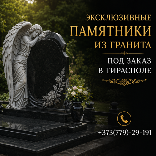 Мемориальный комплекс из гранита в Тирасполе | Эксклюзивное изготовление на заказ